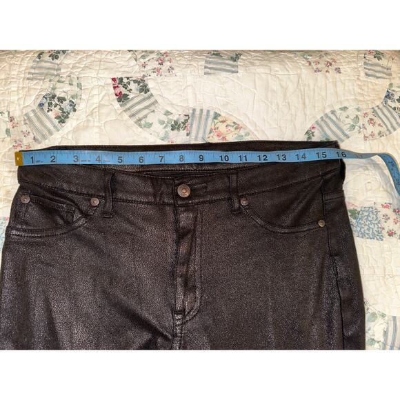 VINTAGE ABS ALLEN SCHWARTZ SPANDEX STRETCH JEANS 29 UNIQUE TEXTURE! - Picture 5 of 9